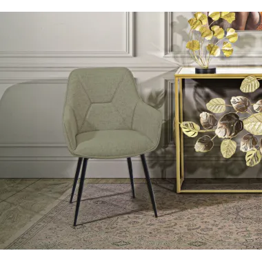 KRZESŁO VICENZA ZIELONE ZESTAW 2 SZT 58x63x85,5 cm